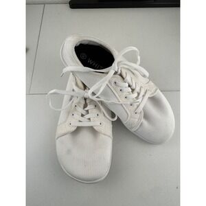 WHITING White Mesh Sneakers Barefoot Minimalist Athletic Shoes Size 40 9.5‎